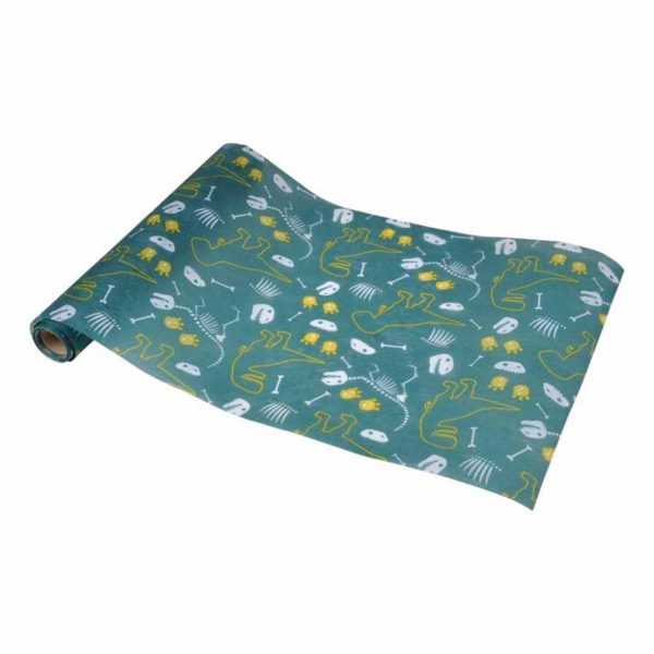 Chemin de Table Déco «Happy Dino» 28cmx5m Vert Chemin de Table Déco «Happy Dino» 28cmx5m Vert