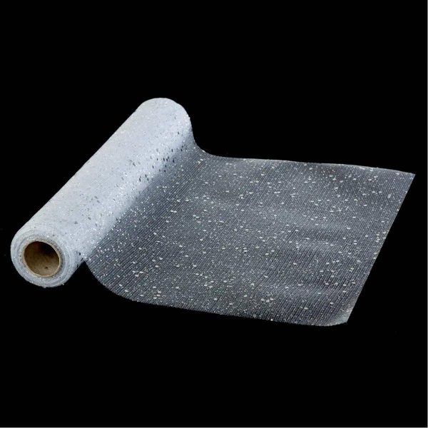 Chemin de Table Paillettes «Colorama» 28x500cm Argent Chemin de Table Paillettes «Colorama» 28x500cm Argent