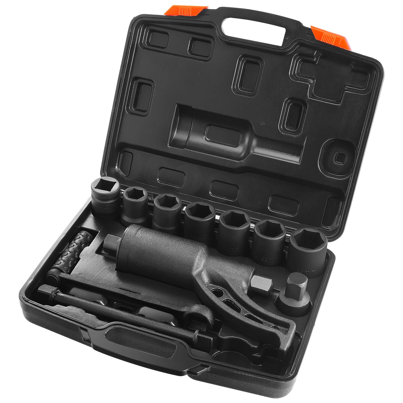 VEVOR Clé multiplicateur couple 25,4 mm, rapport 1:58, 8 douilles. Acier allié, démontage écrou roue.