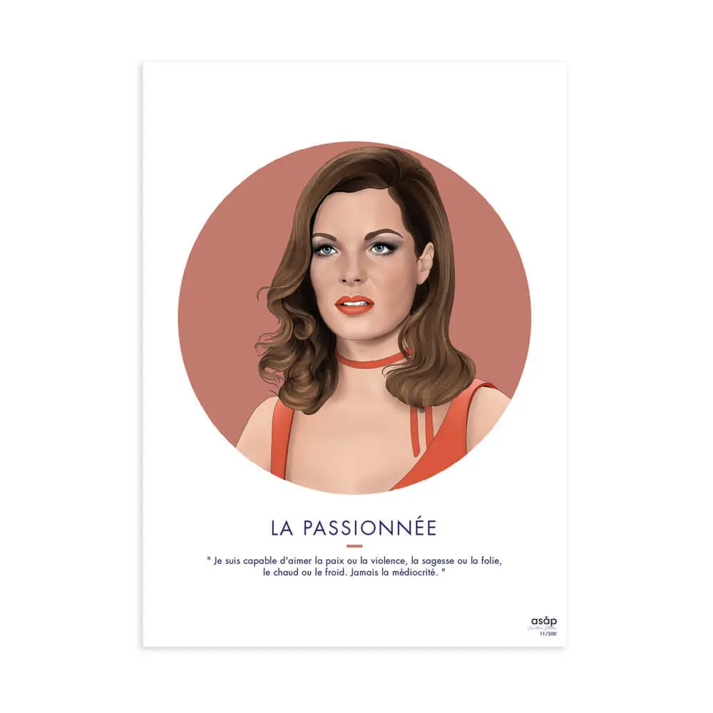 Asåp Creative Studio Poster la passionnée PINK