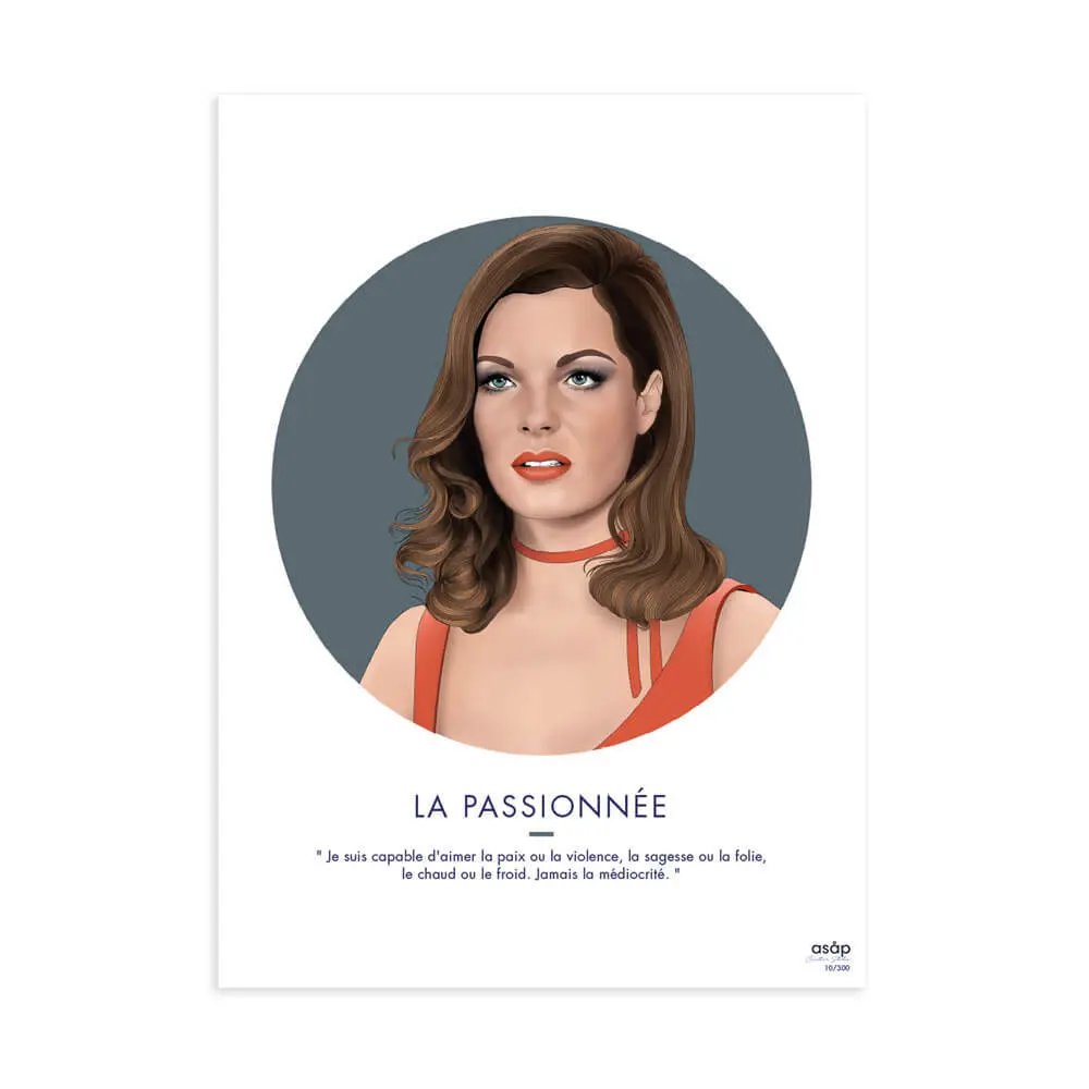 Asåp Creative Studio Poster la passionnée GREEN