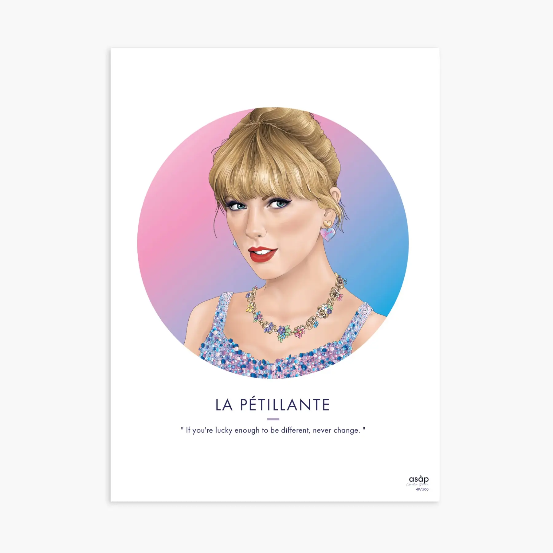 Asåp Creative Studio Póster La Pétillante PINK