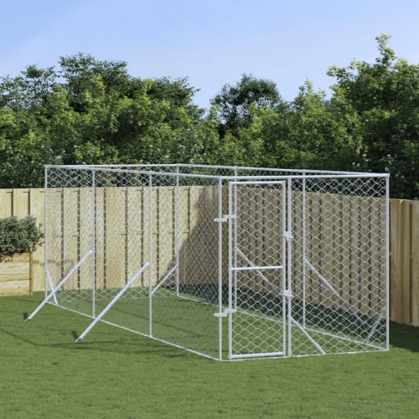 Chenil Extérieur Acier Galvanisé pour Chiens et Animaux Jardin 2x6x2 m – ComfortXL Outdoor Living Chenil Extérieur Acier Galvanisé pour Chiens et Animaux Jardin 2x6x2 m – ComfortXL Outdoor Living