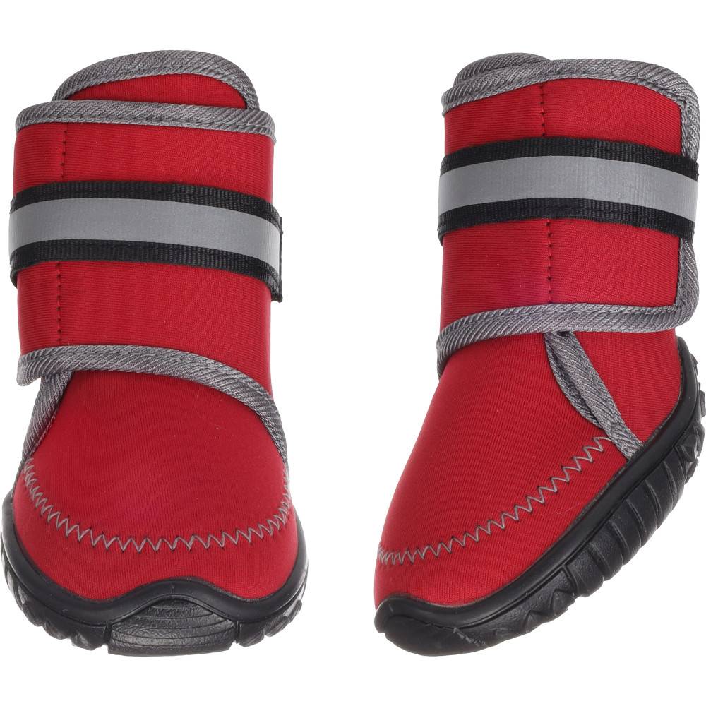 Chaussures Kajan Rouge XL 9.3 x 7.5 cm. 2 pièces pour chien
