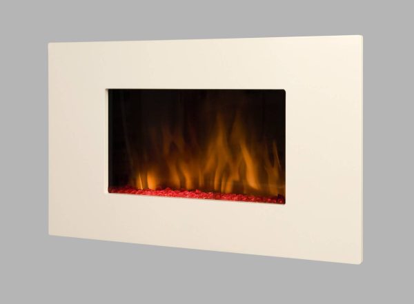 Cheminée électrique Murale White Loft 90 cm Effet Flammes LED Chemin’Arte Cheminée électrique Murale White Loft 90 cm Effet Flammes LED Chemin’Arte