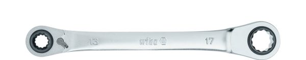 Clé à cliquet double 4 en 1 – réversible – Ouv 10 13 17 19 mm – avec 72 dents I multi-cliquet – WIHA – 45421 Clé à cliquet double 4 en 1 – réversible – Ouv 10 13 17 19 mm – avec 72 dents I multi-cliquet – WIHA – 45421