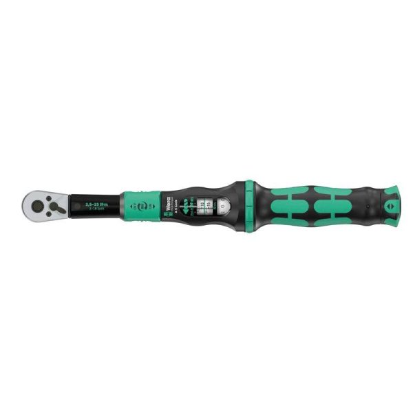 Clé dynamométrique Click-Torque Lock A 5, 1/4″ x 2.5-25 Nm – WERA – 05075690001 WERA Clé dynamométrique Click-Torque Lock A 5, 1/4″ x 2.5-25 Nm – WERA – 05075690001 WERA