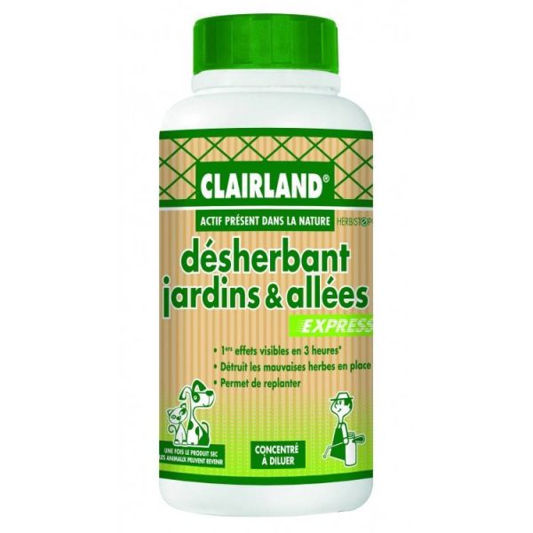 Clairland – Désherbant Jardins & Allées – Concentré 500 mL Clairland – Désherbant Jardins & Allées – Concentré 500 mL