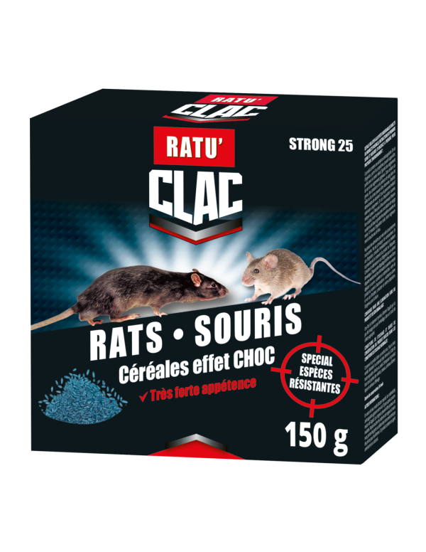 Clac Raticide Cereales Ef Choc 150g – Clac Clac Raticide Cereales Ef Choc 150g – Clac