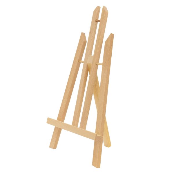 Chevalet de Table en Bois, 40,5 cm de Haut, Pliable, Réglable, pour Présentation de Toiles et Cadres