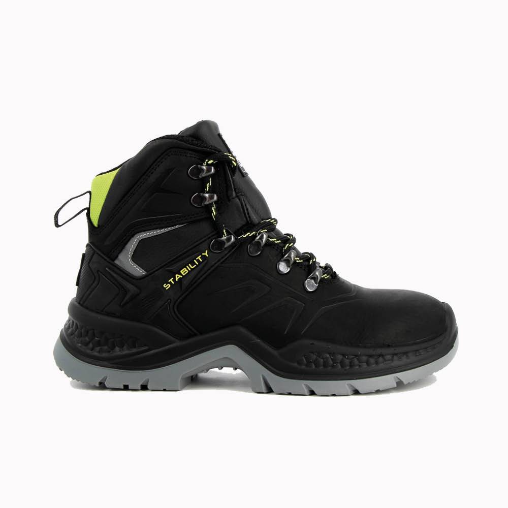 Chaussures de sécurité résistante à l'abrasion Neutron noir 38 Baudou