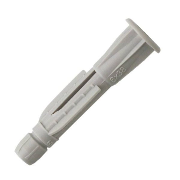 Cheville nylon universelle Unic SCELLIT 6×37 mm – Boite de 200 – UNIC0637 Cheville nylon universelle Unic SCELLIT 6×37 mm – Boite de 200 – UNIC0637