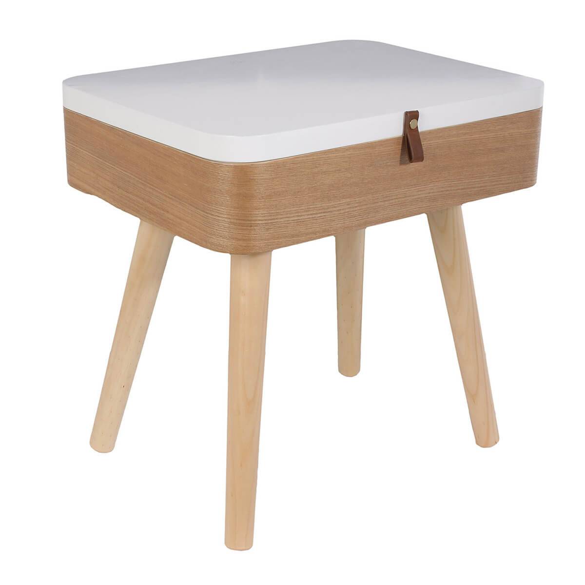 Chevet Vintage avec Porte Abattante - ELANNA