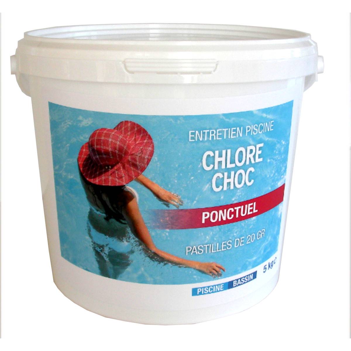 Chlore choc pastille 20g 5kg 35025BCM Nmp