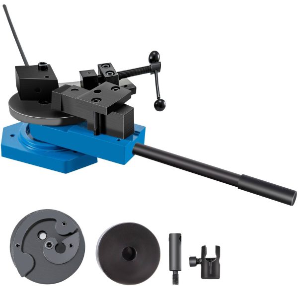 VEVOR Cintreuse de tuyaux manuelle SBG 40 pour ateliers peut faire divers coudes sur supports carrés/ronds pleins.