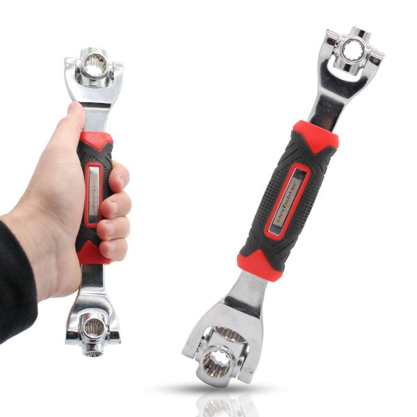 Clé à Douille Multifonction 48 en 1 avec tête rotative 360° – Multi-Douille Clé à Douille Multifonction 48 en 1 avec tête rotative 360° – Multi-Douille