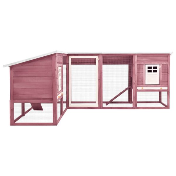Clapier d’extérieur – Cage d’extérieur avec piste Moka et blanc Bois de sapin rj514 Clapier d’extérieur – Cage d’extérieur avec piste Moka et blanc Bois de sapin rj514