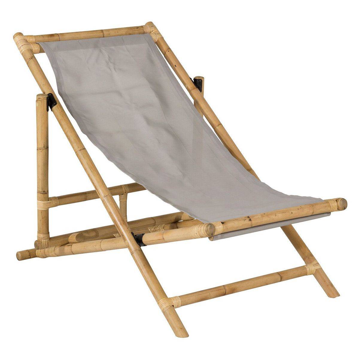 Chilienne "Cane" 115cm Naturel & Gris