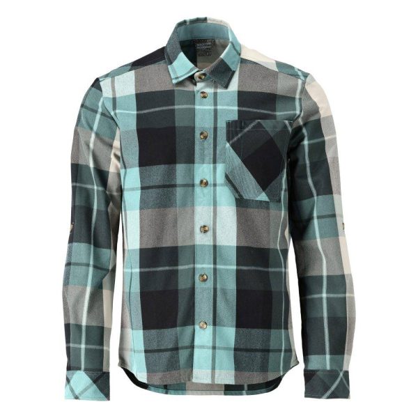 Chemise en flanelle MASCOT Customized – 22904-446-Vert Forêt-L