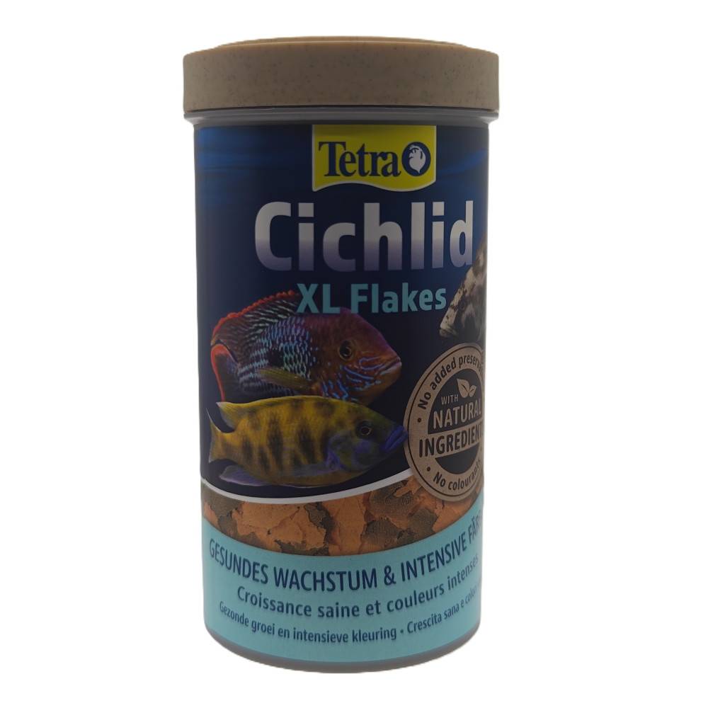 Cichlid XL flocons 80 g 500 ml nourriture pour Cichlidés et poissons d'ornement