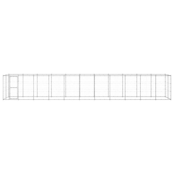 Chenil extérieur Acier galvanisé 26,62 m² vidaXL 3082312