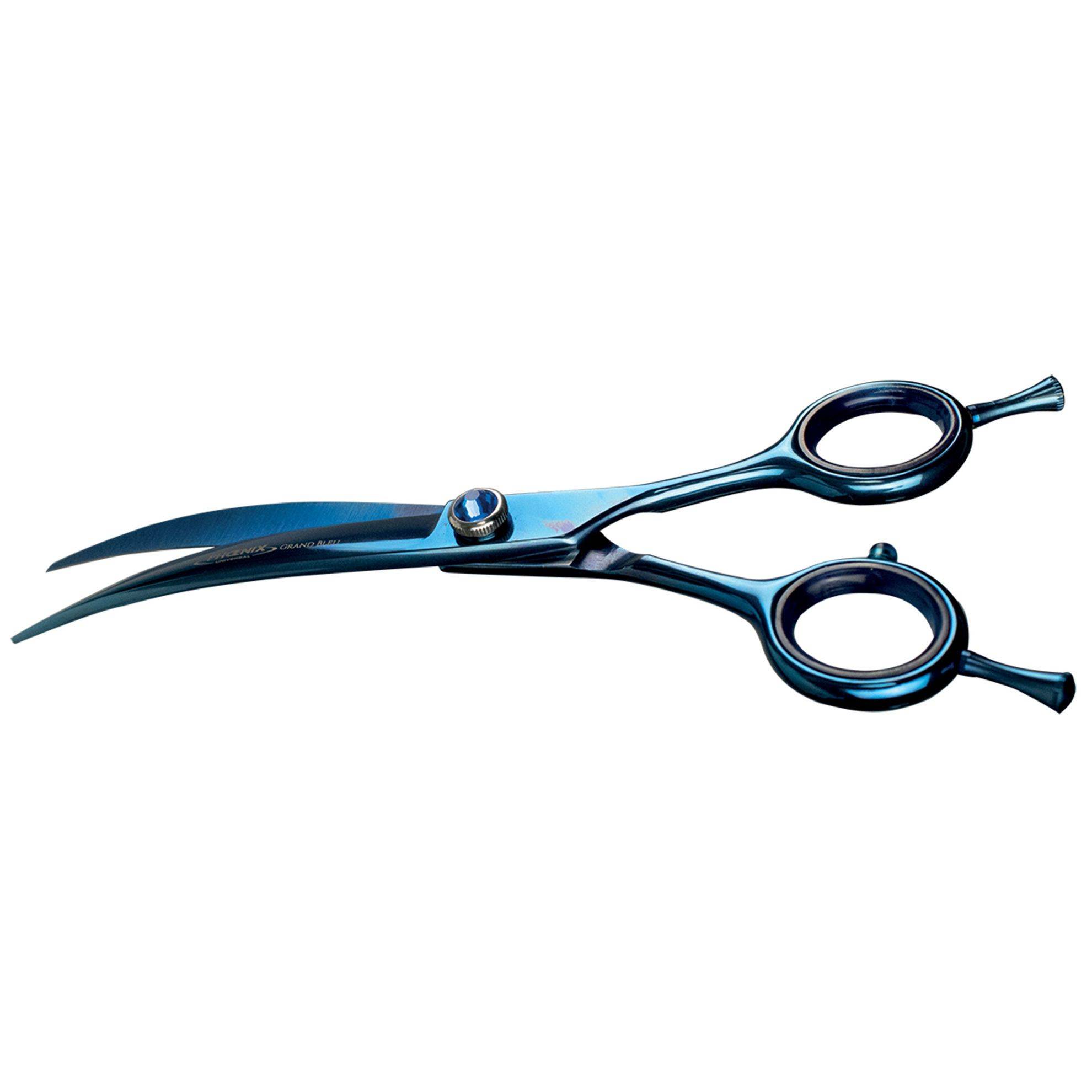 Ciseaux Courbes Phoenix Grand Bleu : 18 cm PHOENIX UNIVERSAL