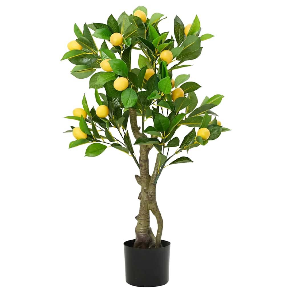 Citronnier Artificiel Réaliste PEVA Plante Déco Intérieur Extérieur 120cm - ComfortXL Outdoor Living