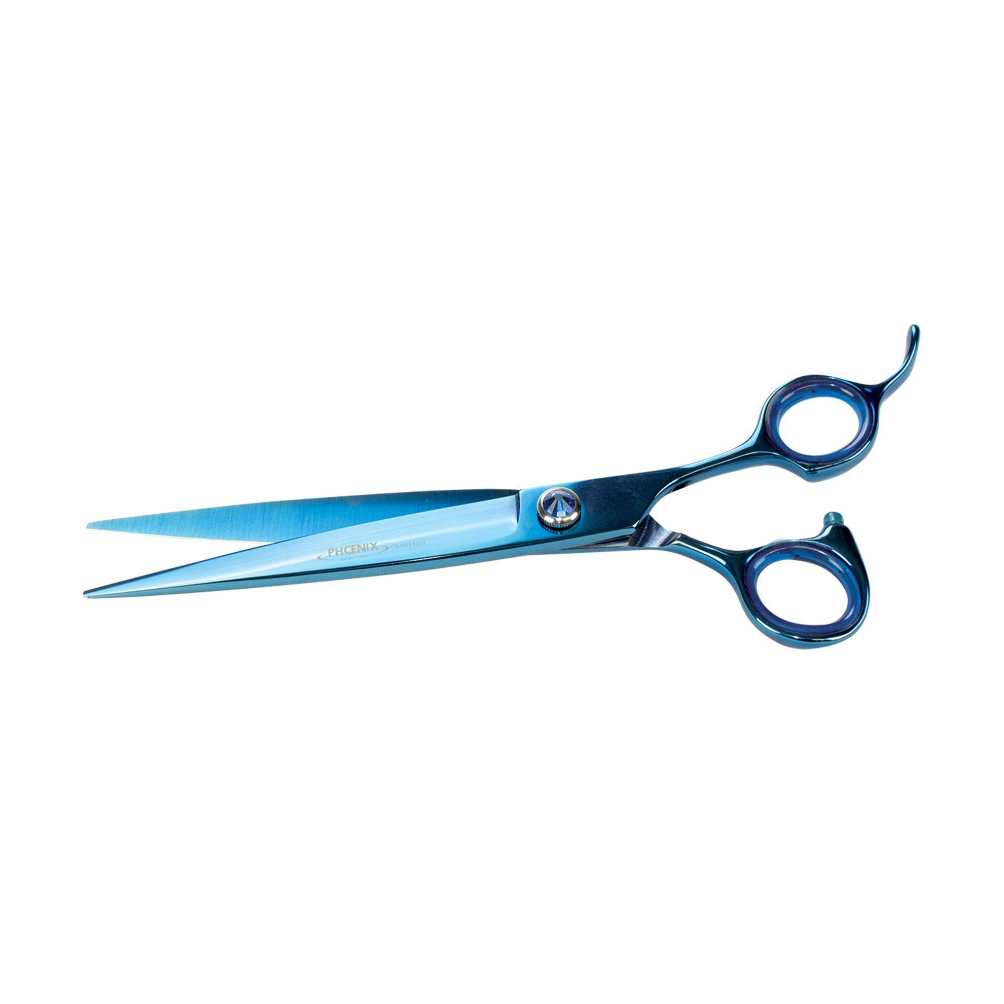 Ciseaux droits Phoenix lames larges Grand Bleu : 19 cm- 90gr PHOENIX UNIVERSAL