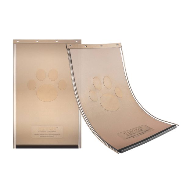 VEVOR Clapet rechange chatière, compatible 34.5×60.5cm, PVC, XL.