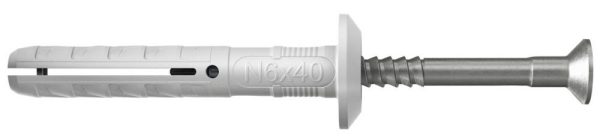 Chevilles à frapper NP nylon 6X40 boîte de 50 – FISCHER – 50339 Chevilles à frapper NP nylon 6X40 boîte de 50 – FISCHER – 50339