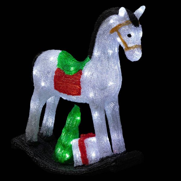 Cheval lumineux extérieur H50cm 70 LED + transfo FEERIC LIGHTS & CHRISTMAS Cheval lumineux extérieur H50cm 70 LED + transfo FEERIC LIGHTS & CHRISTMAS