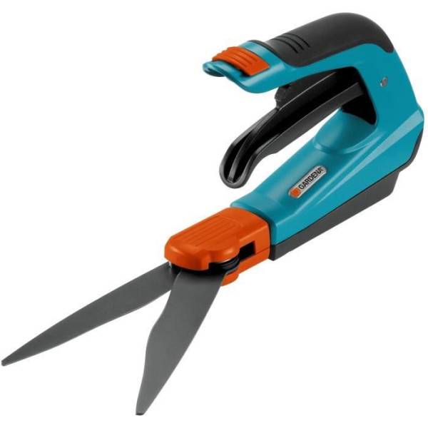 Cisaille a Gazon GARDENA - Orientable Confort – Lames ondulées – Revetement anti-adhérence – Poignée ergonomique (8735-