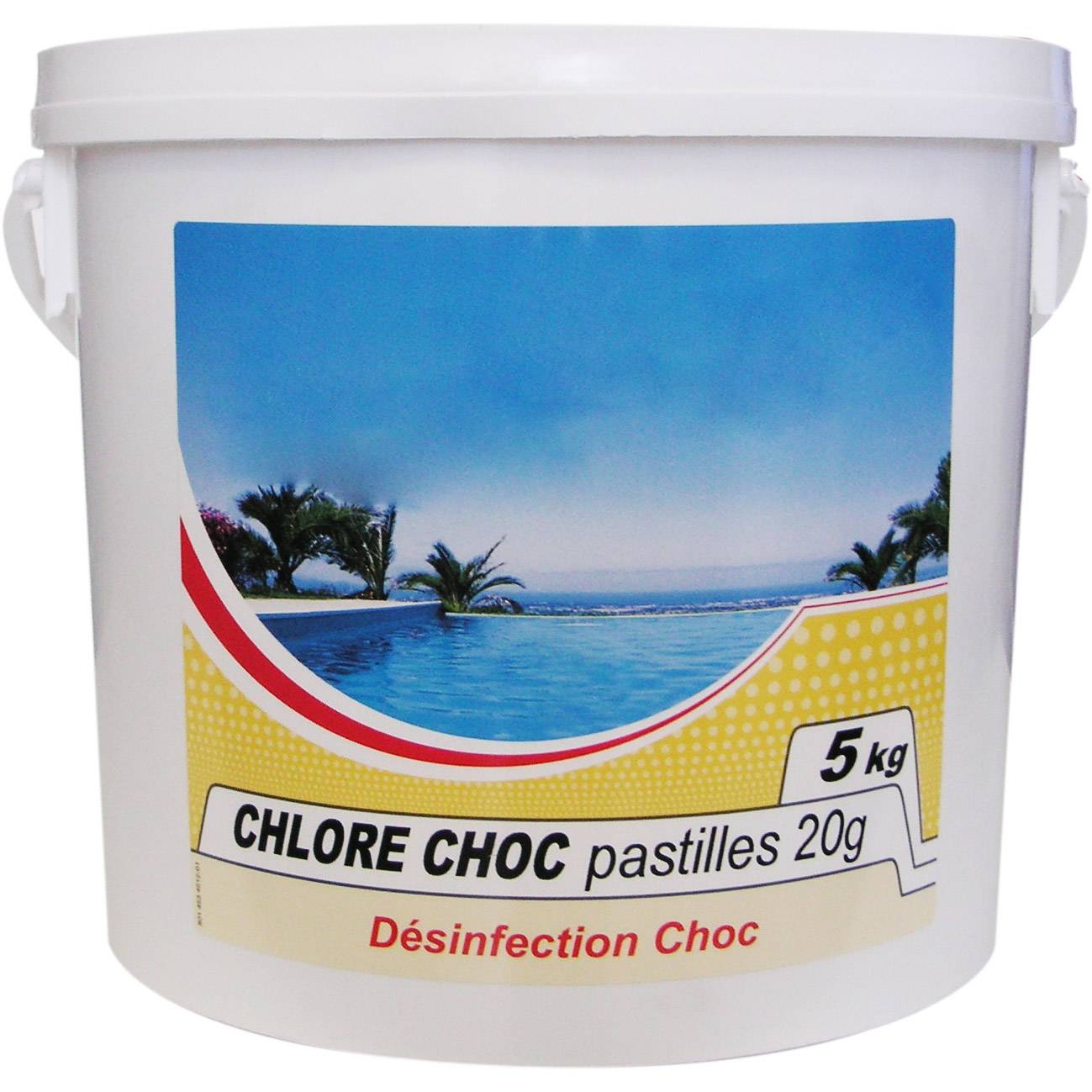 Chlore choc pastille 5kg CHLORE CHOC Nmp