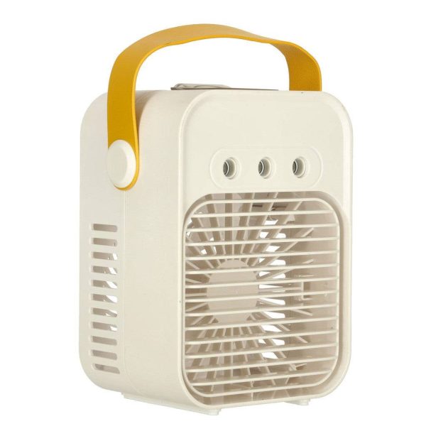 Climatiseur ventilateur de bureau humidificateur USB blanc