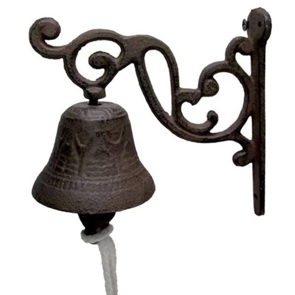 Cloche Murale- Vintage Fonte pour Porte Entrée Extérieur et Jardin – Living123 Cloche Murale- Vintage Fonte pour Porte Entrée Extérieur et Jardin – Living123
