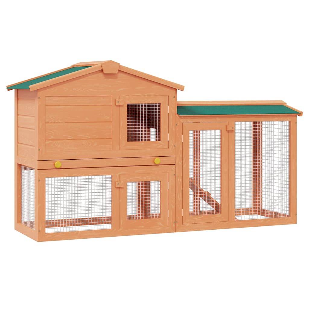 Clapier large d'extérieur - Cage d'extérieur pour petits animaux de compagnie Bois MP311