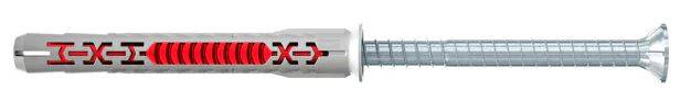 Cheville rallongée DuoXpand 8x120 mm FISCHER T acier - Boite de 50 - 562151