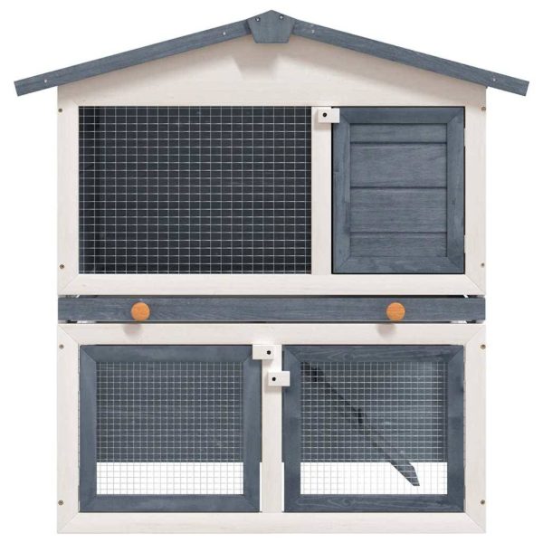 Clapier d’extérieur – Cage d’extérieur 3 portes Gris Bois rj506 Clapier d’extérieur – Cage d’extérieur 3 portes Gris Bois rj506