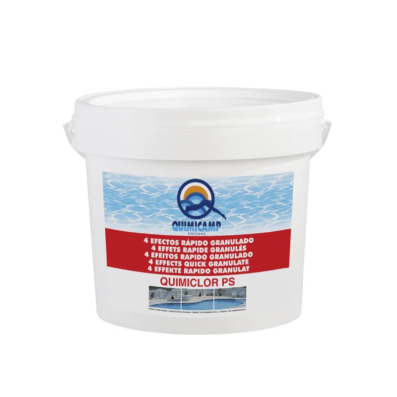 Chlore rapide 4 actions granuler 5 kg