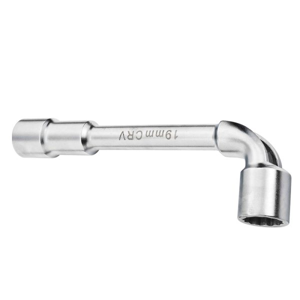 Clé à pipe débouchée Cr-v – 19 mm Clé à pipe débouchée Cr-v – 19 mm