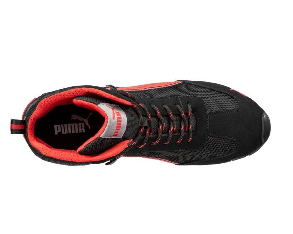 Chaussures de sécurité S1PLMADRID MID noir/rouge T.44- PUMA SAFETY – 642740210000044 Chaussures de sécurité S1PLMADRID MID noir/rouge T.44- PUMA SAFETY – 642740210000044