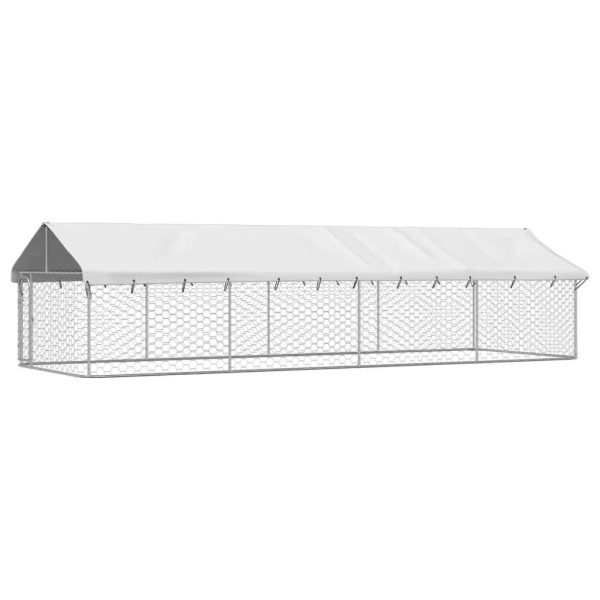 Chenil d’extérieur – Cage d’extérieur – Chenil de jardin avec toit 600x200x150 cm Chenil d’extérieur – Cage d’extérieur – Chenil de jardin avec toit 600x200x150 cm