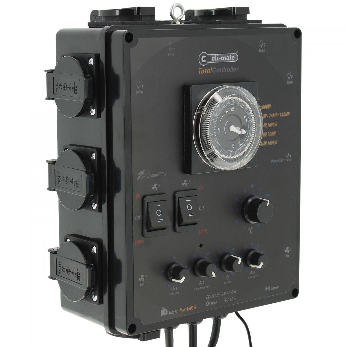 CLI-MATE Total Controller 4x600W + Ventilation/T°/Humidité
