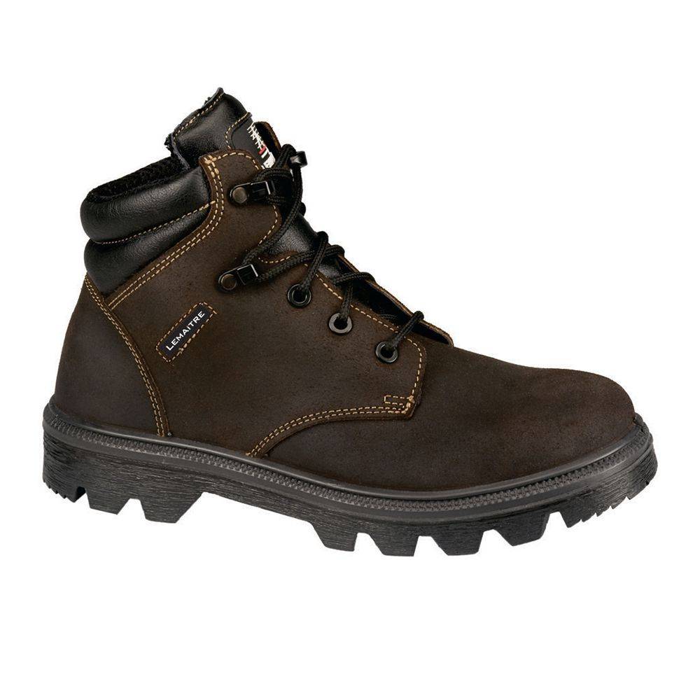 Chaussures de sécurité hautes PILOT S3 CI SRC marron P44 - LEMAITRE SECURITE - PILOTS30BF-44