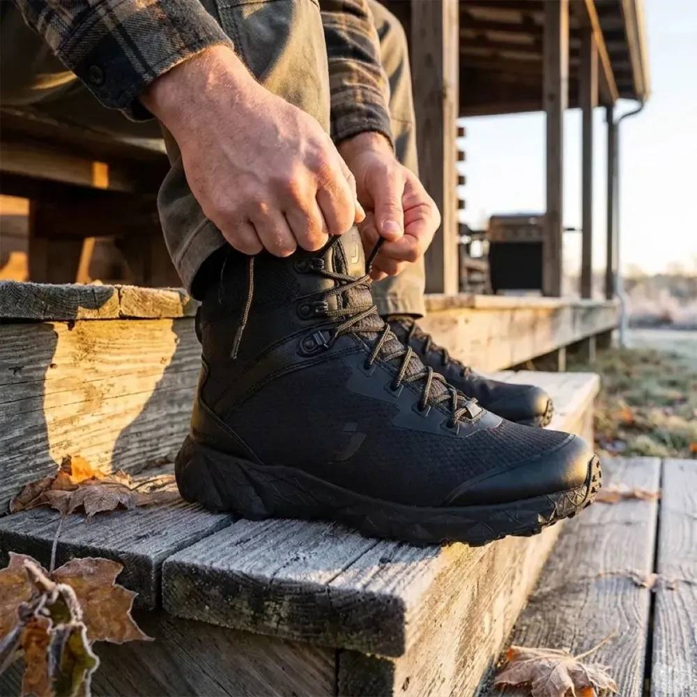 Chaussures de travail Mamba 06 High - Sécurité et Confort Noir Safety Jogger