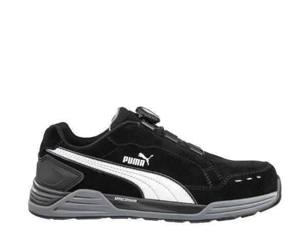 Chaussures de sécurité S3 ESD AIRTWIST DISC BLACK LOW T.45 – PUMA SAFETY – 644651200000045