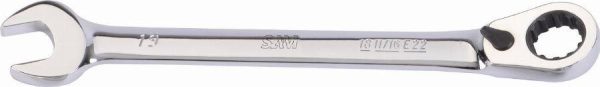 Clé mixte à cliquet multi-empreintes 10 mm SAM – 50HC10 Clé mixte à cliquet multi-empreintes 10 mm SAM – 50HC10