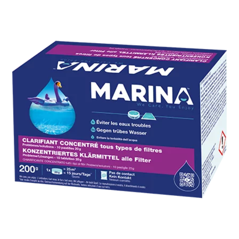 Clarifiant concentré Marina - pastilles 20g -