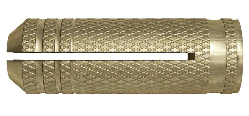 Cheville à expansion MS 4 x 15 en laiton pour vis à pas métrique boite de 100 - FISCHER - 26424