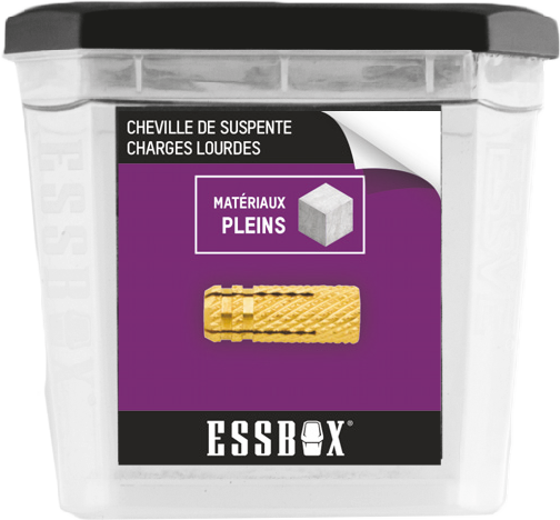 Cheville ESSBOX SCELL-IT laiton - ØM8 mm - Boite de 50 - EX-91151608